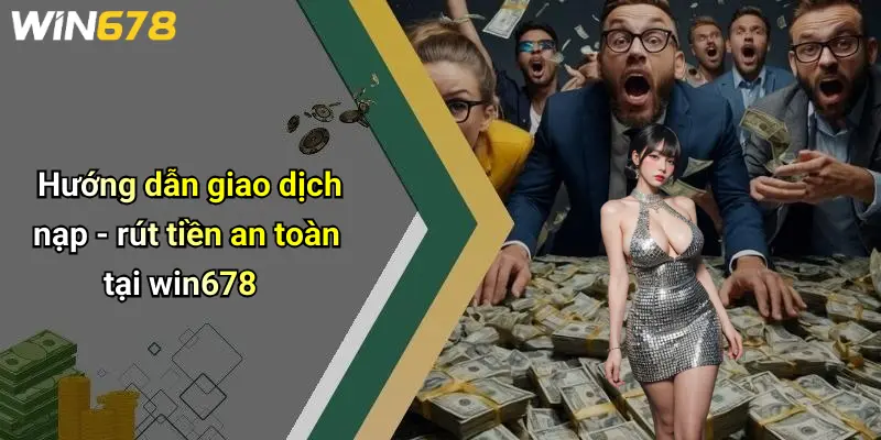 Hướng dẫn giao dịch nạp - rút tiền an toàn tại win678