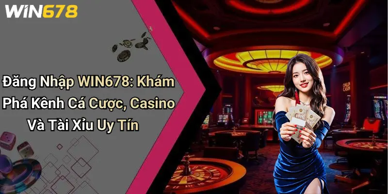 Đăng Nhập WIN678: Khám Phá Kênh Cá Cược, Casino Và Tài Xỉu Uy Tín